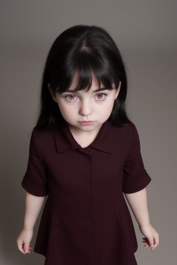 Child girl with  black hair