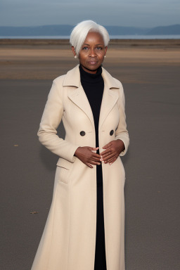 Tanzanian 45 years female with  white hair