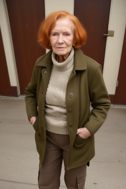 Senegalese elderly female with  ginger hair