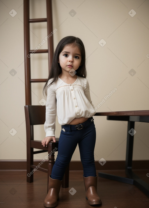 Costa rican infant girl 