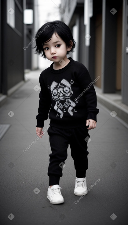 Japanese infant boy with  black hair