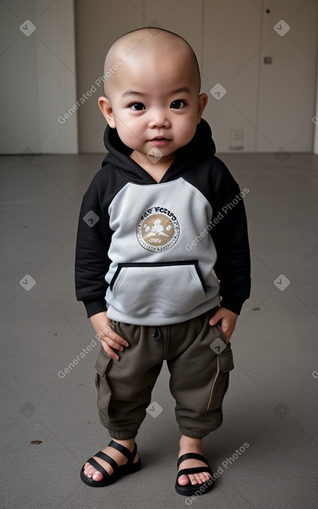 Thai infant girl with  black hair