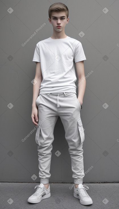 Caucasian teenager male 