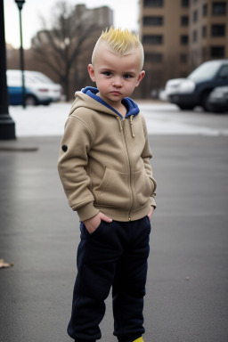 Ukrainian infant boy with  blonde hair