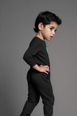 Mexican infant boy with  black hair