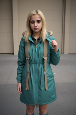 Iraqi young adult female with  blonde hair