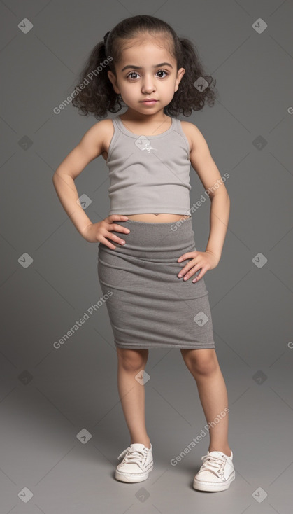 Egyptian infant girl with  gray hair