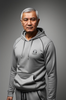 Uzbek 45 years male with  gray hair