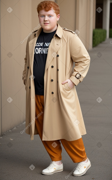 Omani teenager boy with  ginger hair