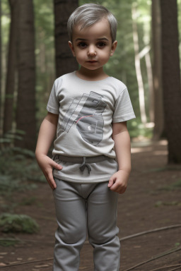 Lebanese infant boy with  gray hair