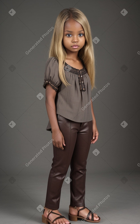 Child female with  blonde hair