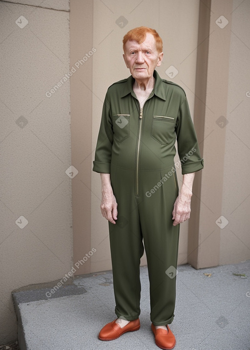 Ukrainian elderly male with  ginger hair