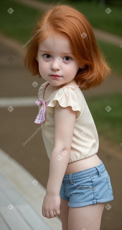 Georgian infant girl with  ginger hair