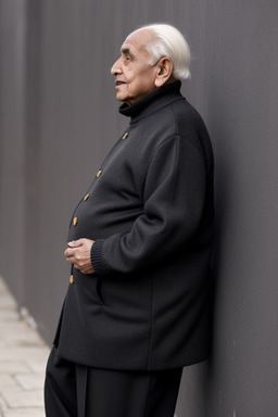 Omani elderly male with  black hair