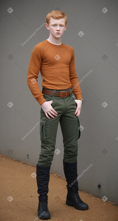 Irish teenager boy with  ginger hair