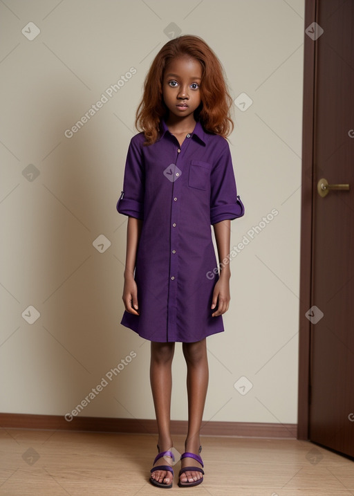 Child female with  ginger hair