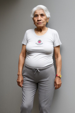 Ecuadorian elderly female with  gray hair