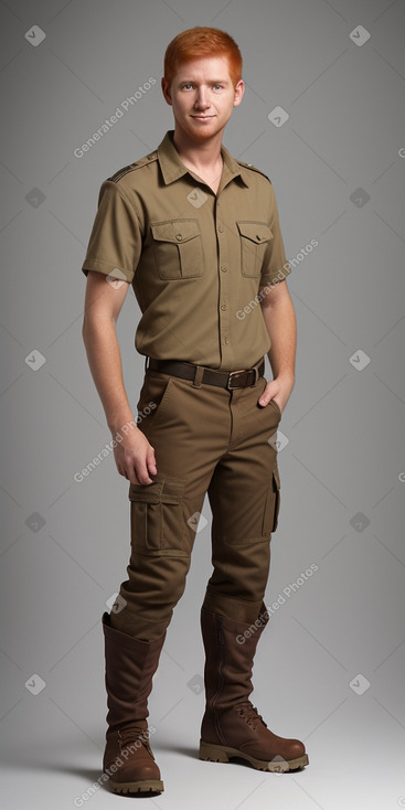 Paraguayan adult male with  ginger hair