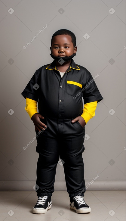 Tanzanian child boy with  black hair