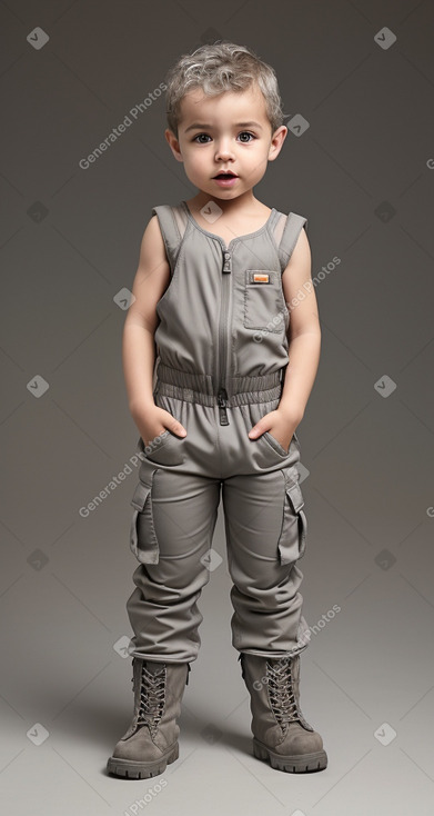 Portuguese infant boy with  gray hair