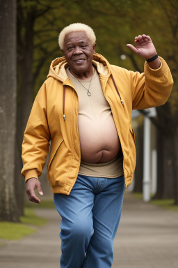 Jamaican elderly male with  ginger hair