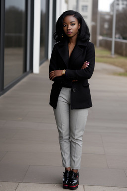 Ghanaian adult female with  black hair