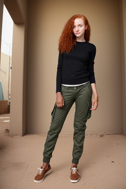 Sudanese young adult female with  ginger hair