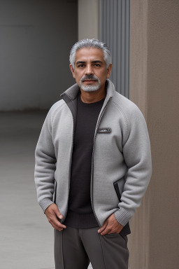 Mexican 45 years male with  gray hair