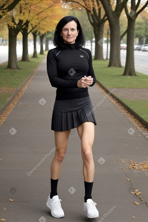 Dutch 45 years female with  black hair