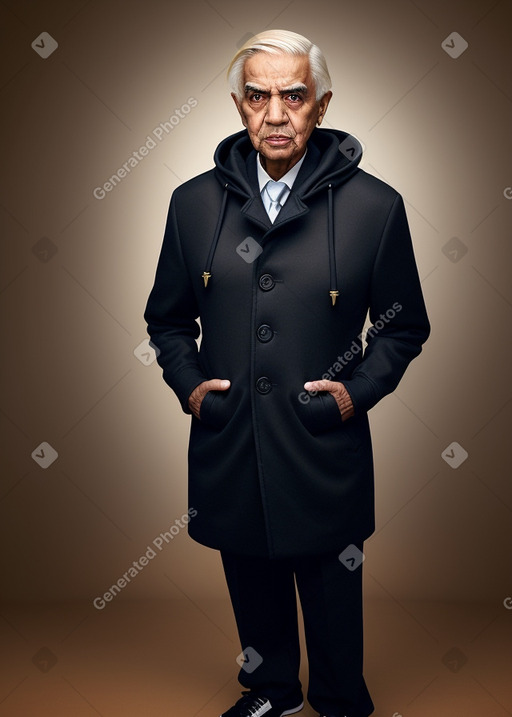 Bahraini elderly male with  blonde hair