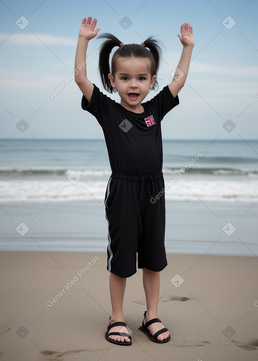 Norwegian infant boy with  black hair