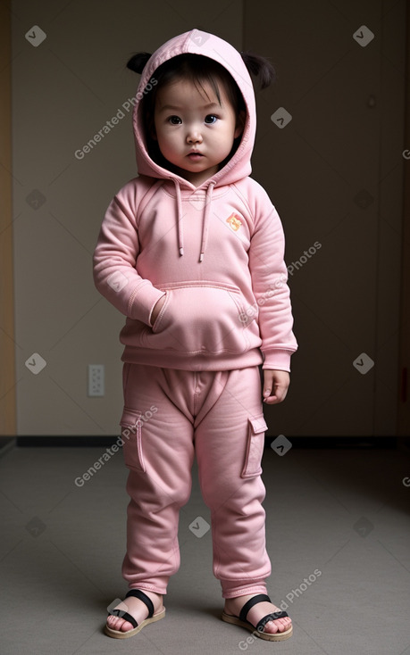 Mongolian infant girl 