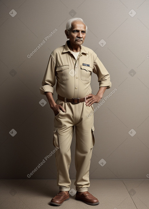 Indian elderly male with  ginger hair