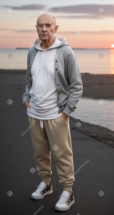 Elderly male with  blonde hair