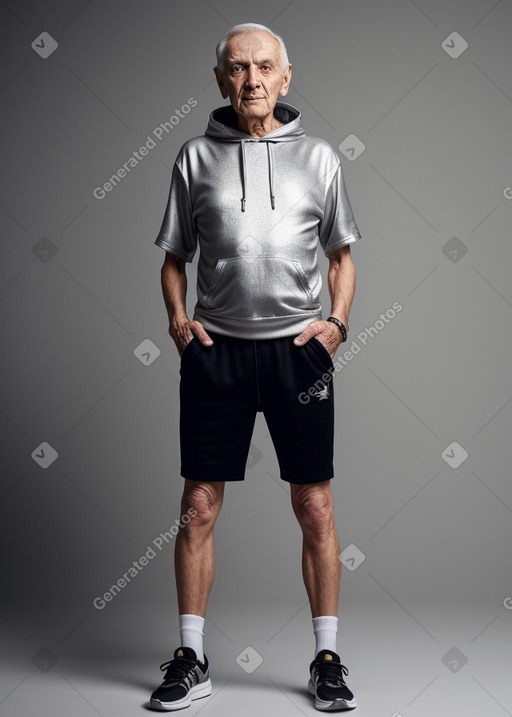 Romanian elderly male with  black hair