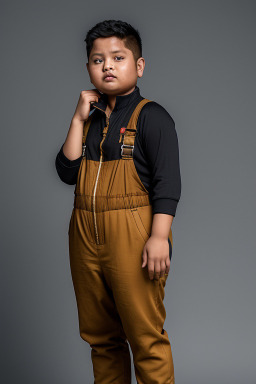 Nepalese child boy with  ginger hair