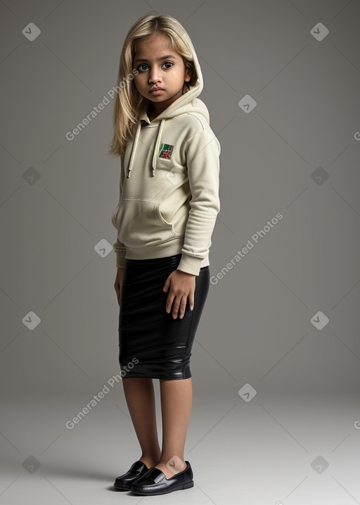 Bangladeshi infant girl with  blonde hair