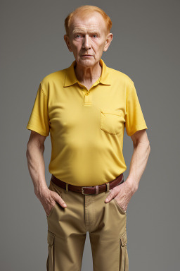 Slovak elderly male with  ginger hair