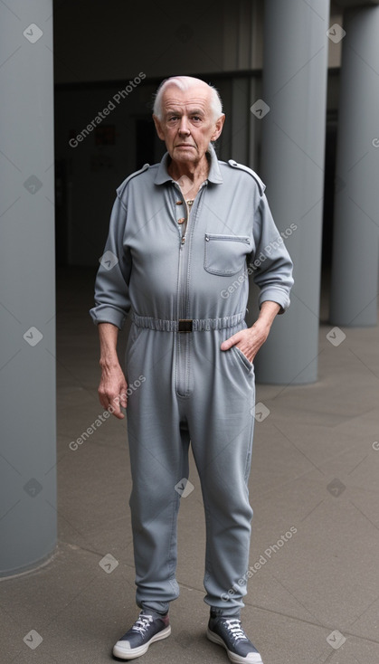 British elderly male with  gray hair