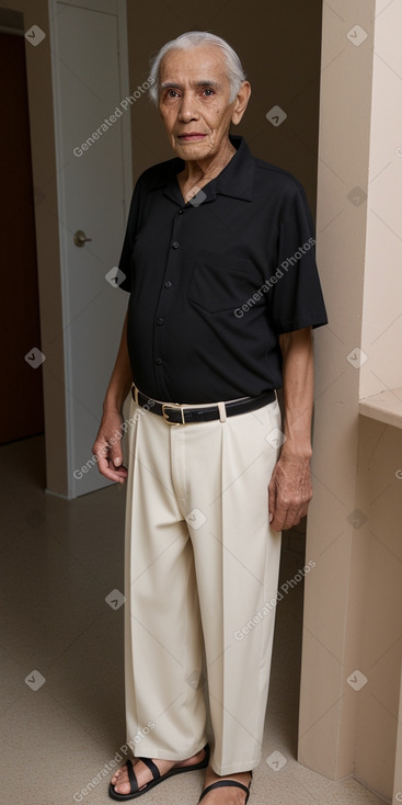 Colombian elderly male with  black hair