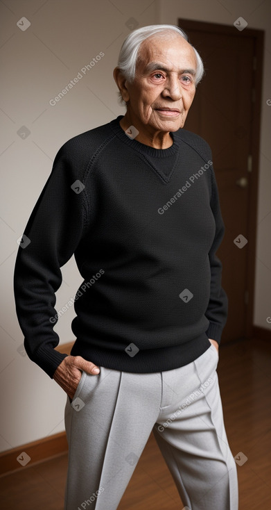 Brazilian elderly male with  black hair