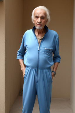 Moroccan elderly male with  blonde hair