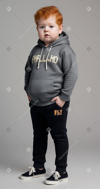 Chilean infant boy with  ginger hair