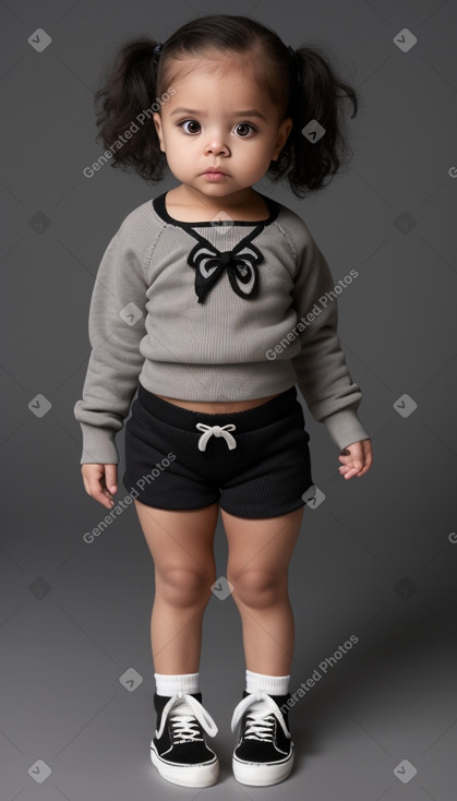 Panamanian infant girl with  gray hair