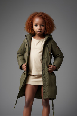 Nigerian child female with  ginger hair