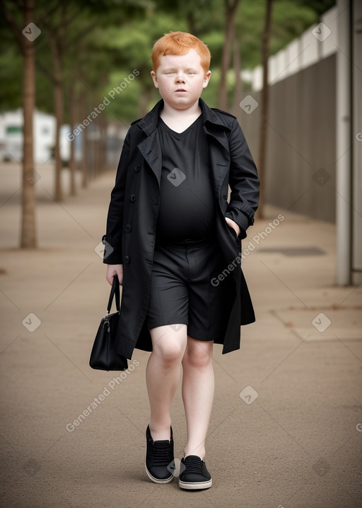 Zambian child boy with  ginger hair