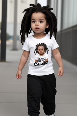 Canadian infant boy with  black hair