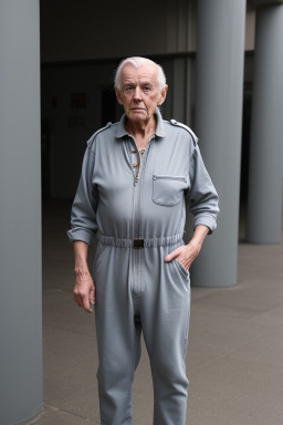 British elderly male with  gray hair