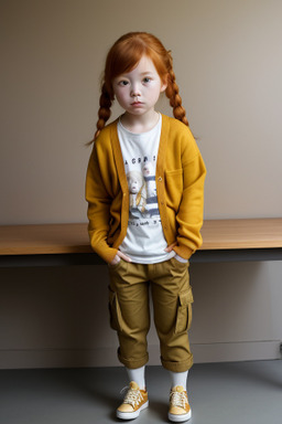 Japanese child female with  ginger hair