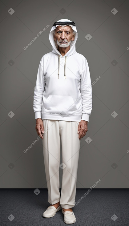 Emirati elderly male with  white hair